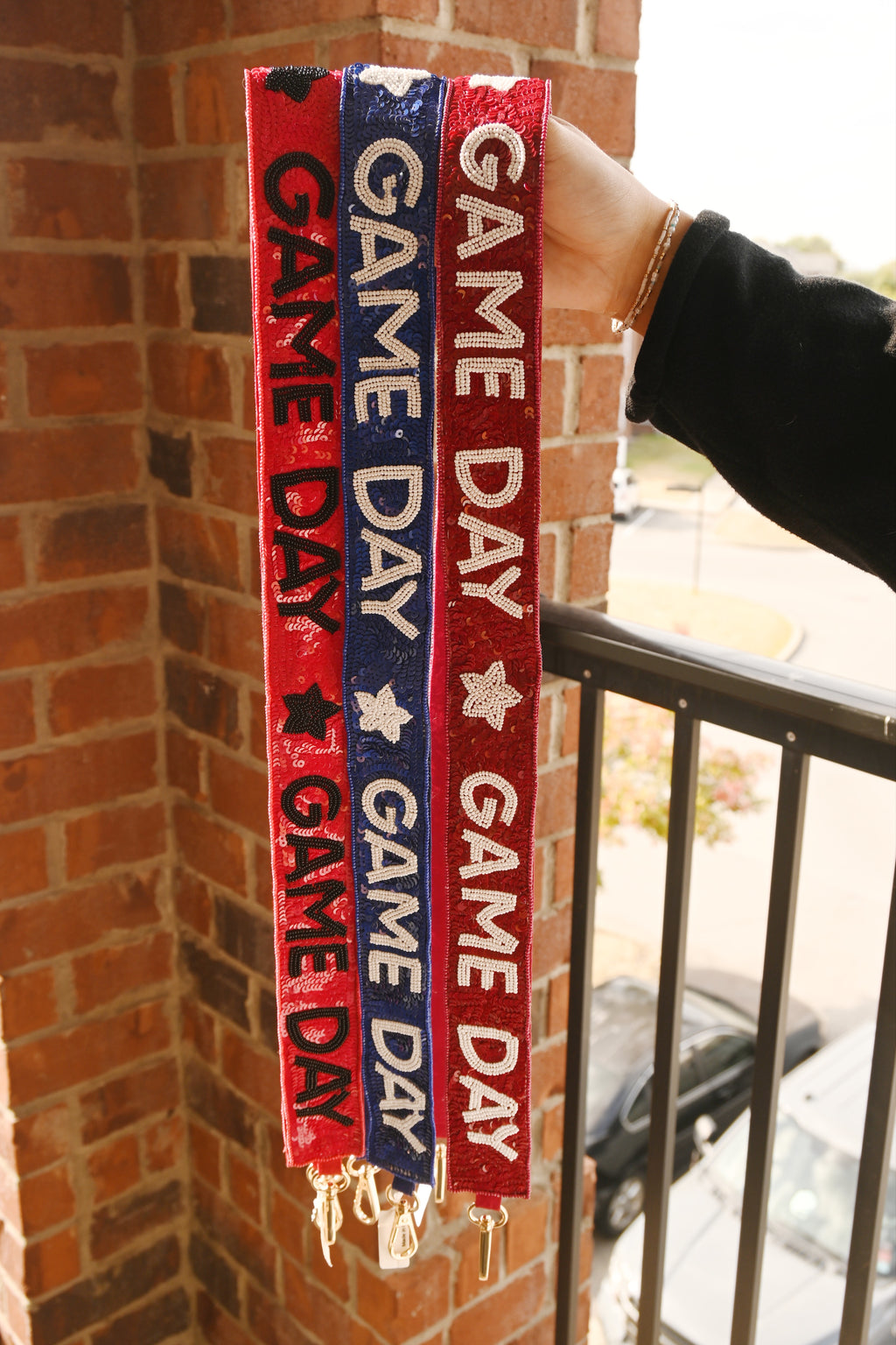 MIRA GAME DAY BEADED BAG STRAP