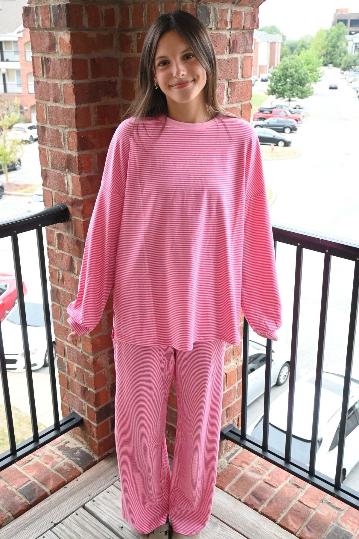 SAMMI STRIPED LOUNGE SET