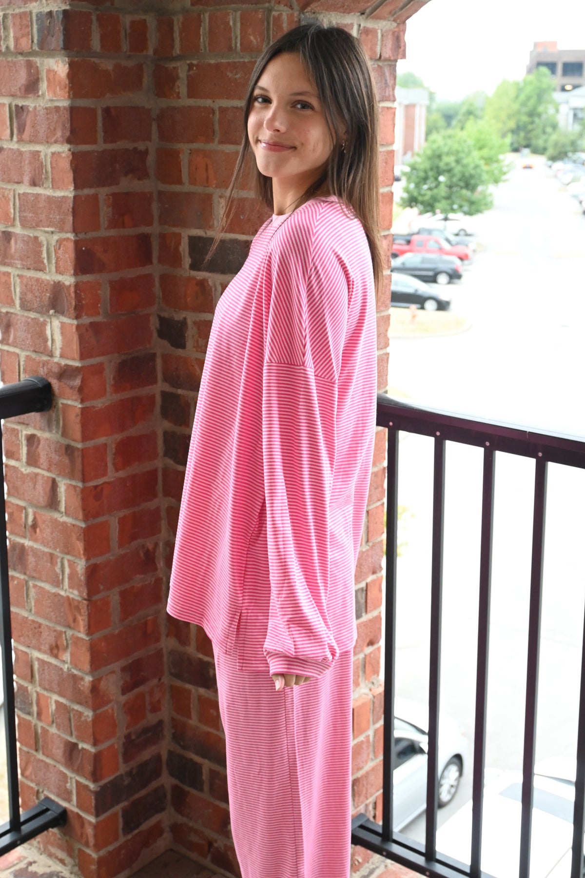 SAMMI STRIPED LOUNGE SET
